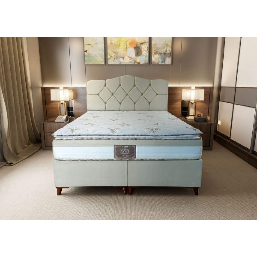 AYAZ 150*200 YATAK BAZA BAŞLIK SET