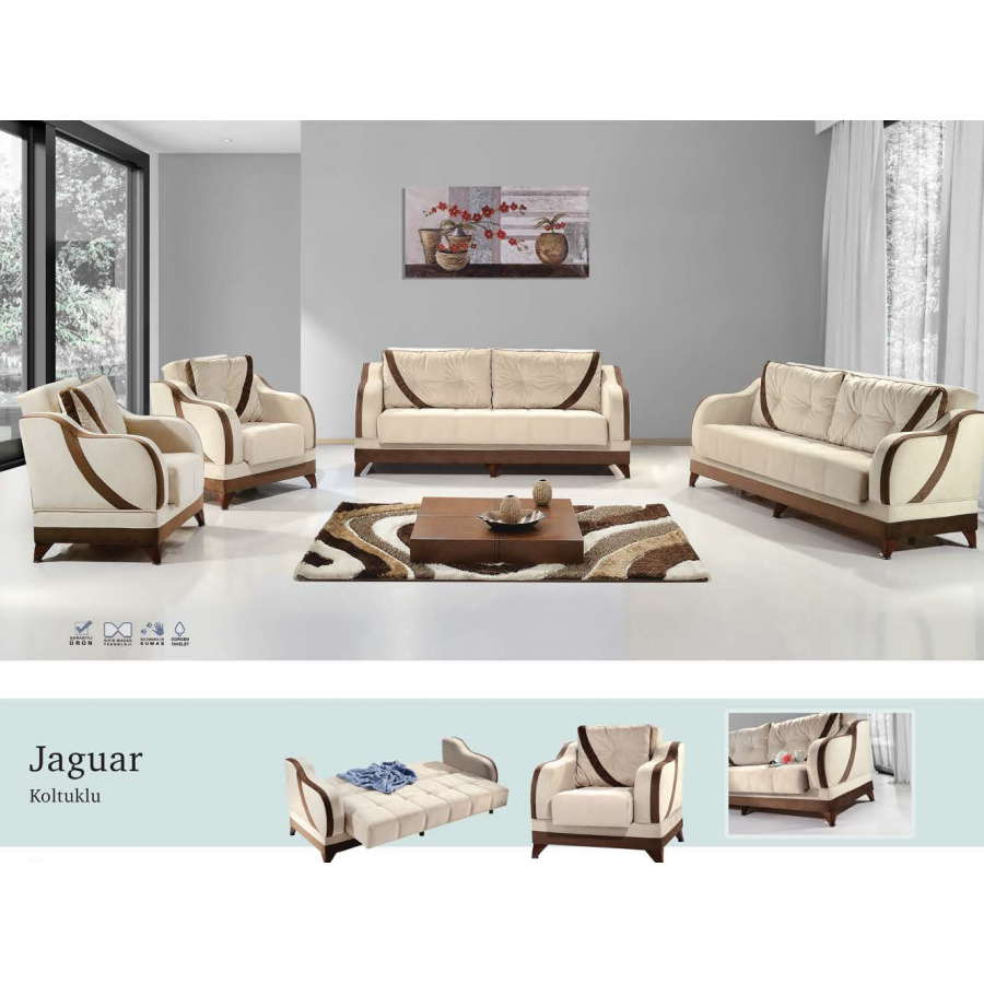 JAGUAR YATAKLI KOLTUK TAKIMI